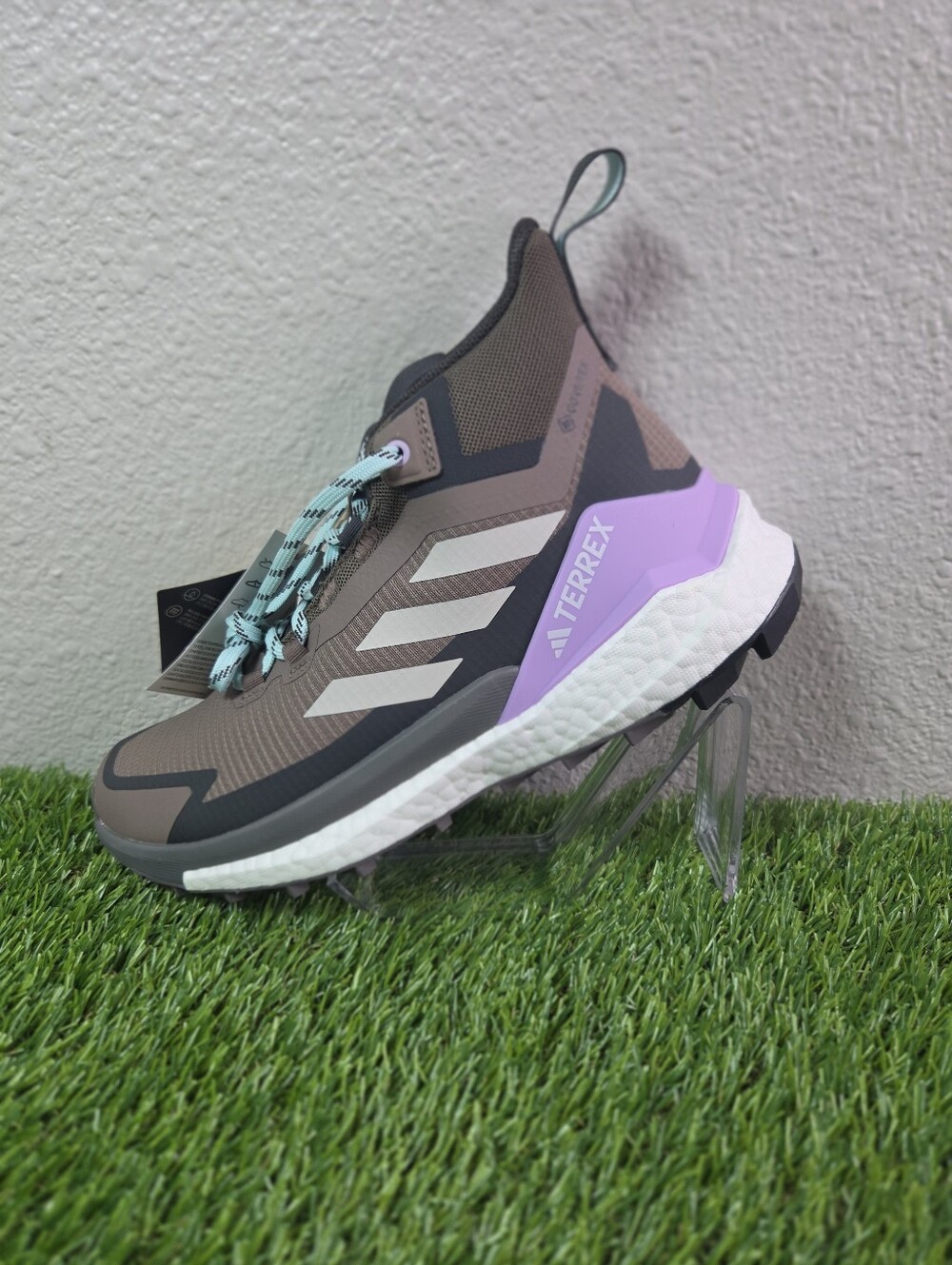 Adidas Terrex Free Hiker 2.0 Gore-Tex Hiking Shoes Brown Women’s Size 8 JQ9901